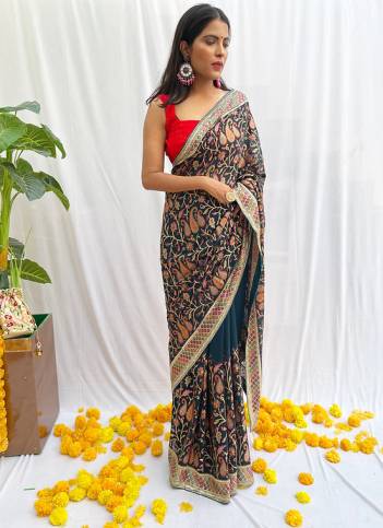 D.NO. BT3084 COLOUR’S BY BT GEORGETTE SAREE MANUFACTURE IN INDIA